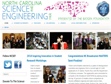 Tablet Screenshot of ncsciencefair.org